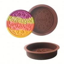 Silicone Cake Mould Oreo 15.24cm