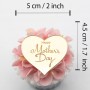 Acr Top Gold Heart Mothers Day 1pc