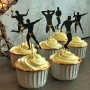 Cupcake Toppers Male Dancers 12pc