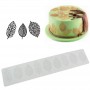 Silicone Fondant Mat Leaves 9 asstd desi