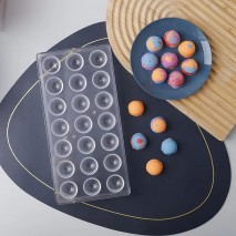 Plastic Chocolate Mould Spherical