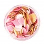 Sprinks Pink, White & Gold Mix Wafer Decorations - 9g