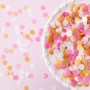 Sprinks Pink, White & Gold Mix Wafer Decorations - 9g