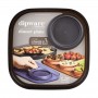 MSmart Plate W/Bowl 24 x 24cm Blk