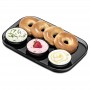 MSmart Lge Serv Tray 3 Bowls Black