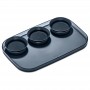 MSmart Lge Serv Tray 3 Bowls Blue