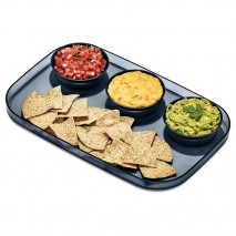 MSmart Lge Serv Tray 3 Bowls Olive