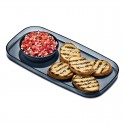 Madesmart Appetiser Tray with Bowl 36.6x17.8cm - Midnight Blue