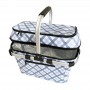 Sachi 4 Person Picnic Basket Gingham Blu