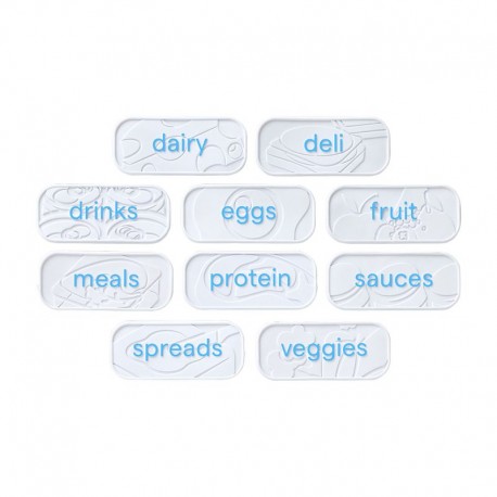 Youcopia Re-Stickable Fridge Labels10pk