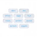 Youcopia Re-Stickable Fridge Labels 10pk