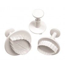 Mondo Fondant Plunger Leaf 3pc Mondo,Cooks Plus