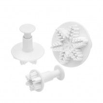 Mondo Plunger Snowflake 3pc Mondo,Cooks Plus