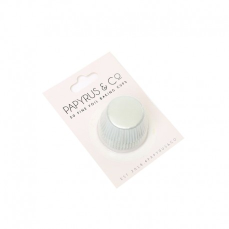 Papyrus Mini Foil Baking Cups - 35mm 50 pack White