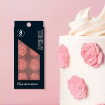 Sprinks Icing Decorations - Peony 8 pieces