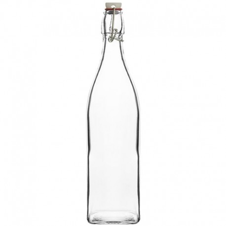 Trenton Glass Bottle - Square 1 Litre