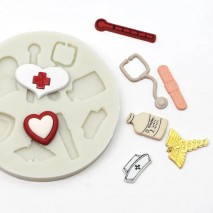 Cake Craft Silicone Mould - Nurse Kit