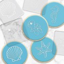 Create-a-cutter Sea Debosser 4 piece