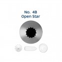 Loyal Piping Tip/Tube No.4B Open Star