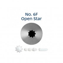 Loyal Piping Tip/Tube No.6F Open Star