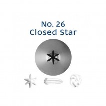 Loyal Piping Tip/Tube No.26 Closed Star