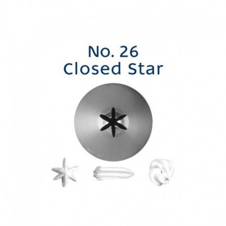 Loyal Piping Tip/Tube No.26 Closed Star