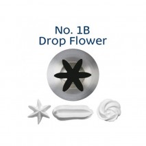 Loyal Piping Tip/Tube No.1B Drop Flower