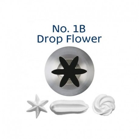 Loyal Piping Tip/Tube No.1B Drop Flower