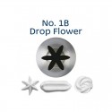 Loyal Piping Tip/Tube No.1B Drop Flower