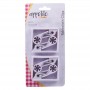 Appetito Spring Action Plastic Table Cloth Clips - 4 Set White