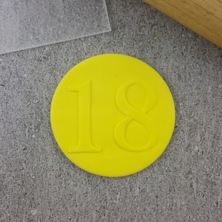 CCC 3D Numbers Serif Debosser - 18