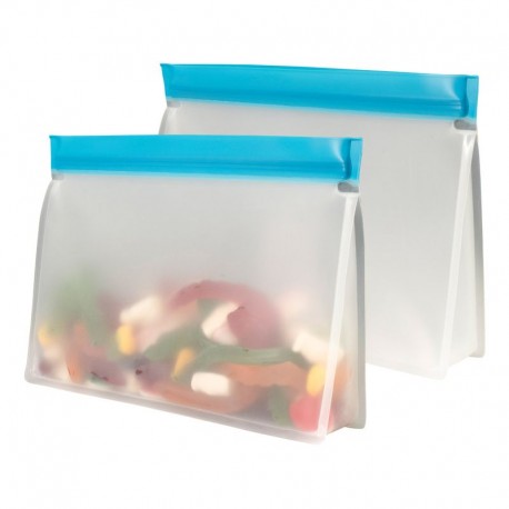 Avanti Reusable Stand Up Bag - 1 Litre - Set of 2