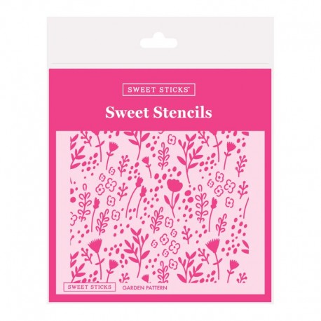 Sweet Sticks Garden Pattern Stencil