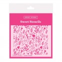 Sweet Sticks Garden Pattern Stencil