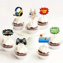 Cupcake Toppers Gaming Assorted 12pc