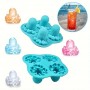 Silicone Mould Ice Cube Octopus 4 cav