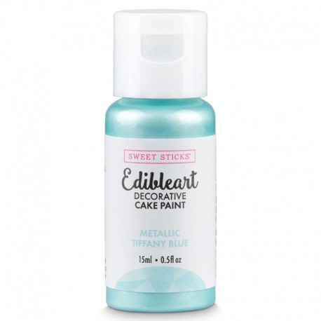 Sweet Sticks Edibleart Cake Paint - Metallic Tiffany Blue - 15ml