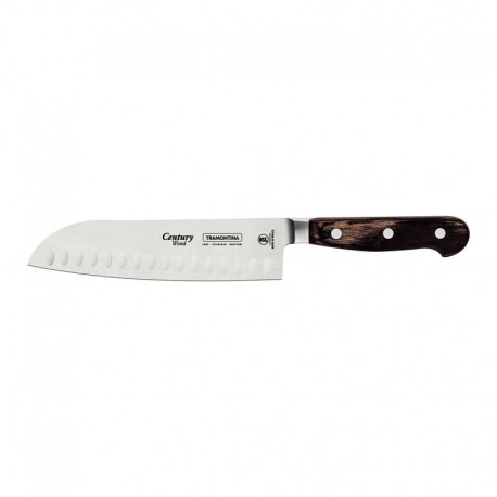 Tramontina Century Wood Santoku Knife - 18cm