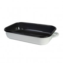 Urban Style Enamelware Rectangular Baking Dish - 32cm/3.4L White