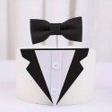 Cake Topper Mens Tuxedo Suit