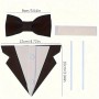 Cake Topper Mens Tuxedo Suit