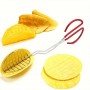 Taco Shaped Deep Fryer Tongs SS