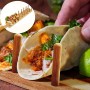 Bamboo/Wood Taco Rack holds 8