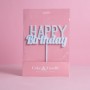 C&C Milkshake Layered Cake Topper - Happy Birthday Bubblegum