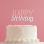 C&C Milkshake Layered Cake Topper - Happy Birthday Strawberry