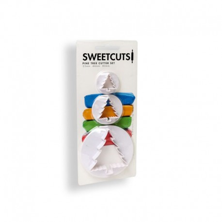 SweetCuts Pine Tree Cutters - Set of 3