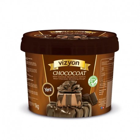 Vizyon Dark Chocolate Modelling Paste - 1kg