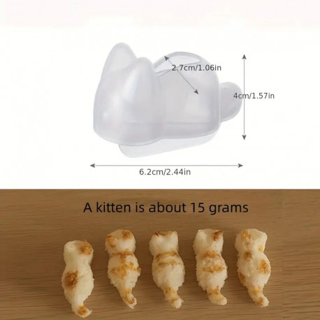 Sushi Kitten Mould Small 1pc