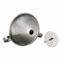 Ramco Stainless Steel Funnel with Strainer 100mm