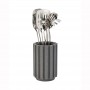 Furi Pro Radial Stone Utensil Holder Flint Terrazzo 11 x 19.5cm